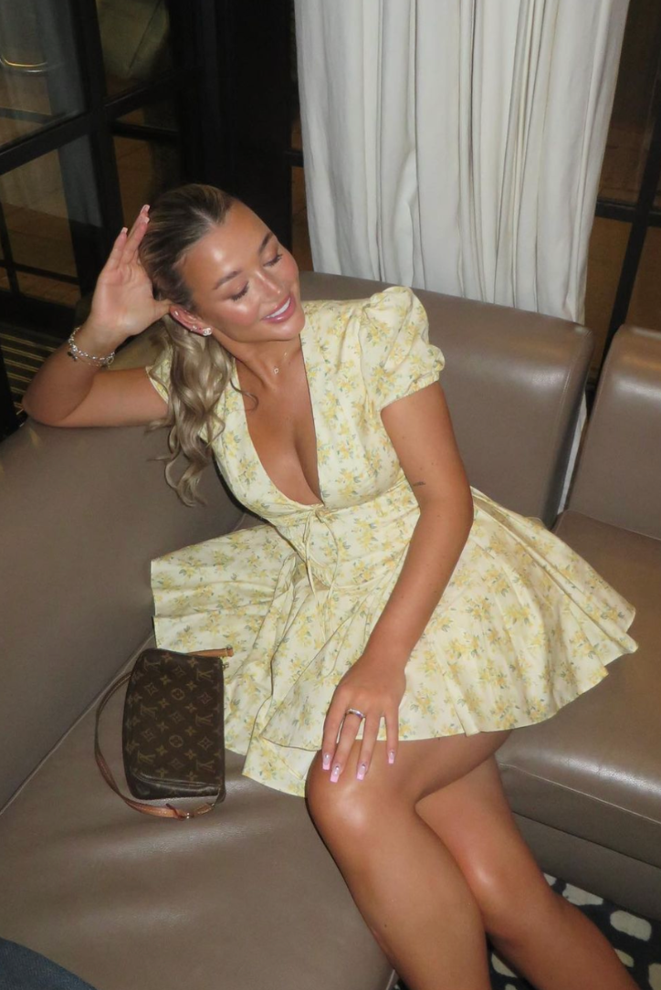 Women's Floral Mini Dress | Summer Wedding Guest-7