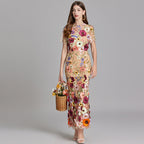 Women's Floral Midi Dress | Wedding Guest Party-6