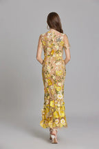 Women's Floral Midi Dress | Wedding Guest Party-18