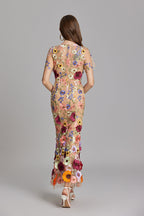 Women's Floral Midi Dress | Wedding Guest Party-10