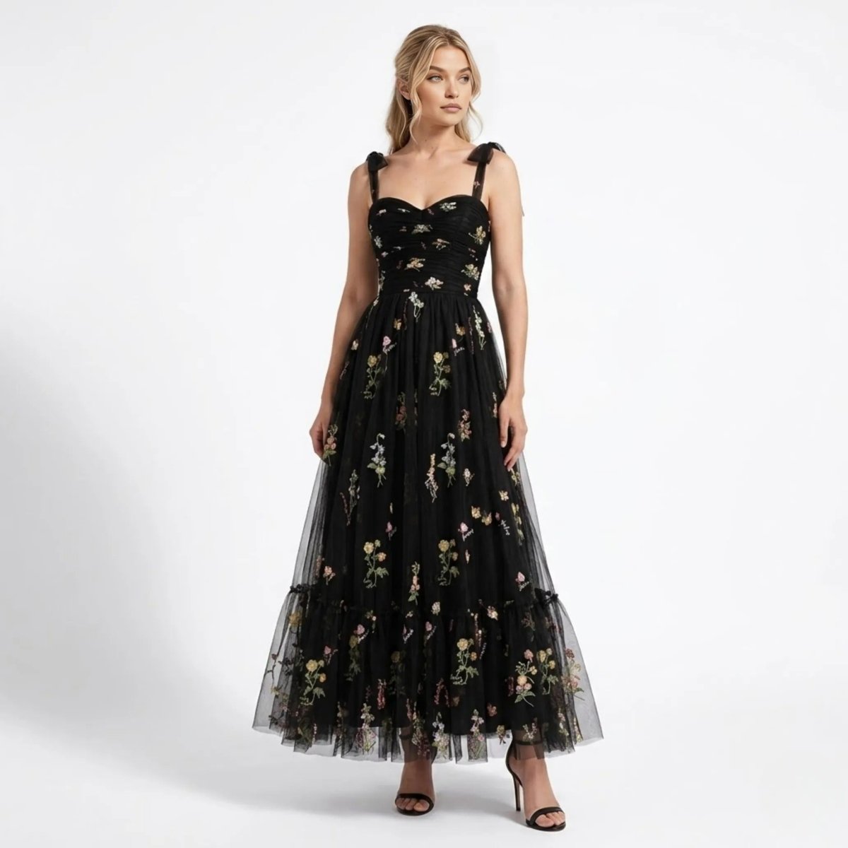 Women's Floral Maxi Dress | Wedding Guest Evening-1