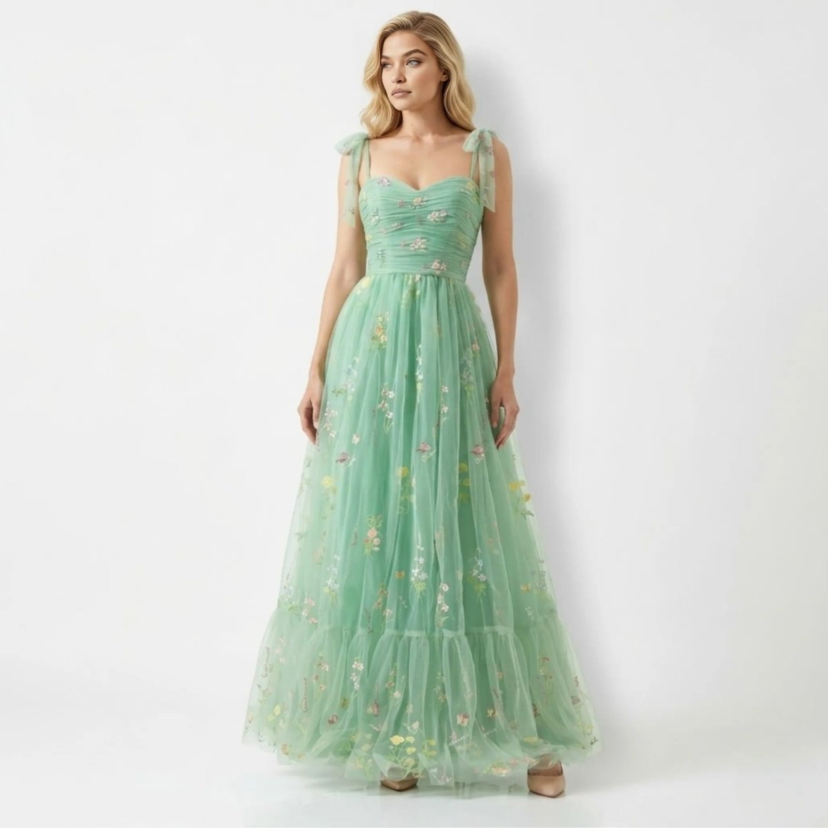Women's Floral Maxi Dress | Wedding Guest Evening-6