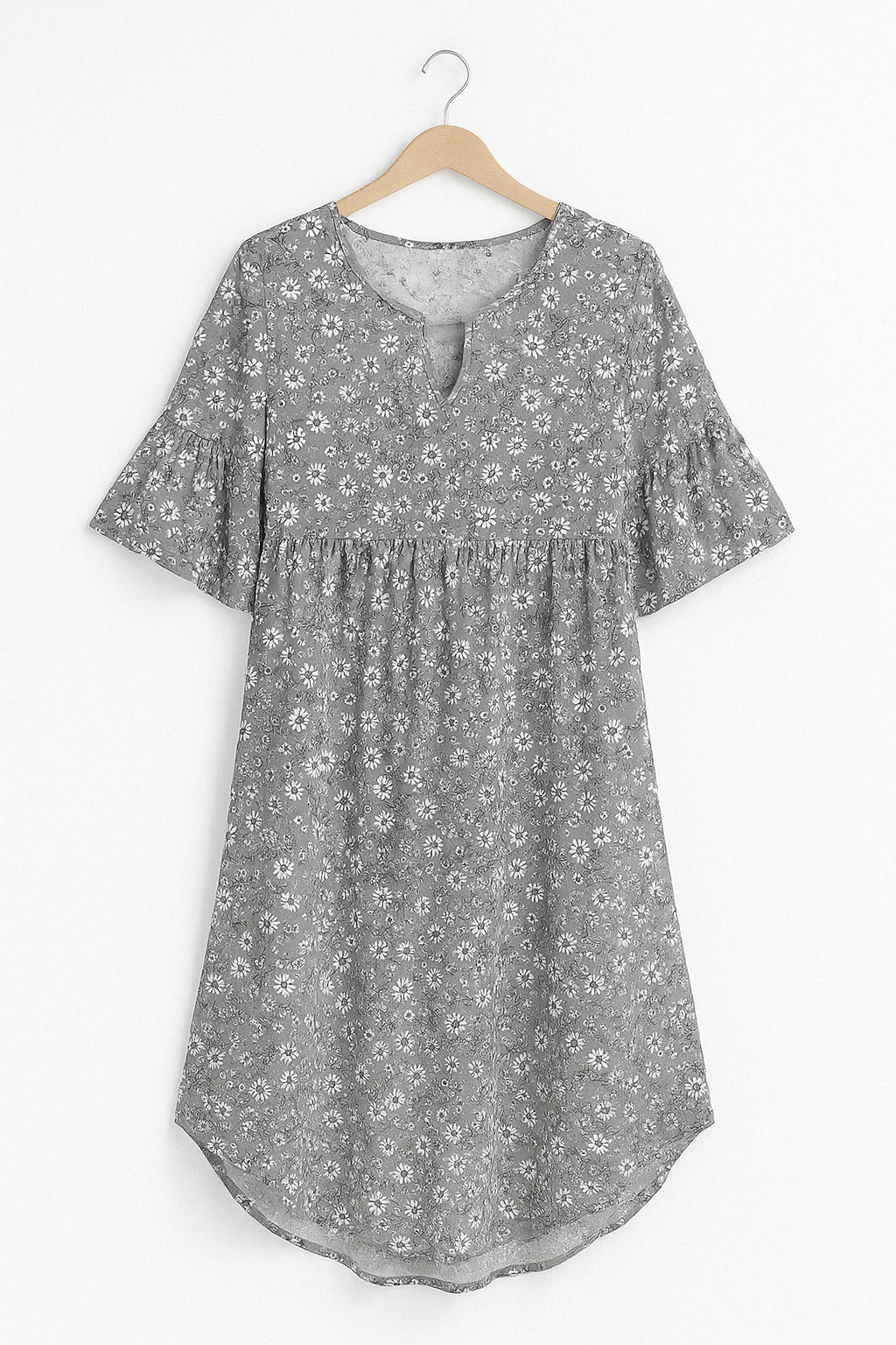 Women's Floral Midi Dress | Summer Boho A-Line-6