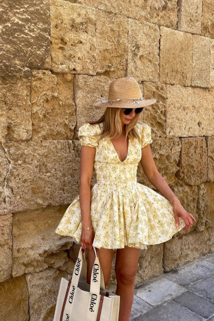 Women's Floral Mini Dress | Summer Wedding Guest-14