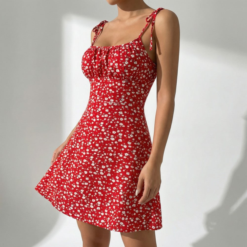 Women's Floral Mini Dress | Summer Casual-1