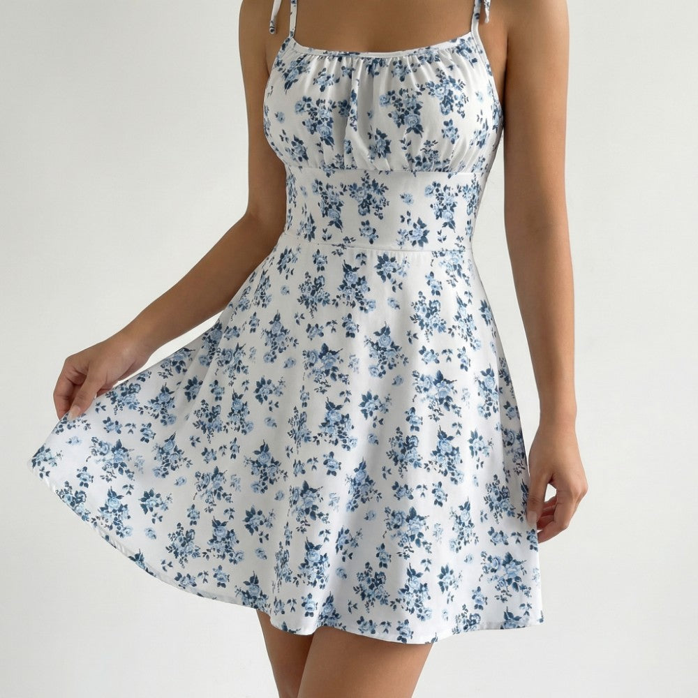 Women's Floral Mini Dress | Summer Casual-5