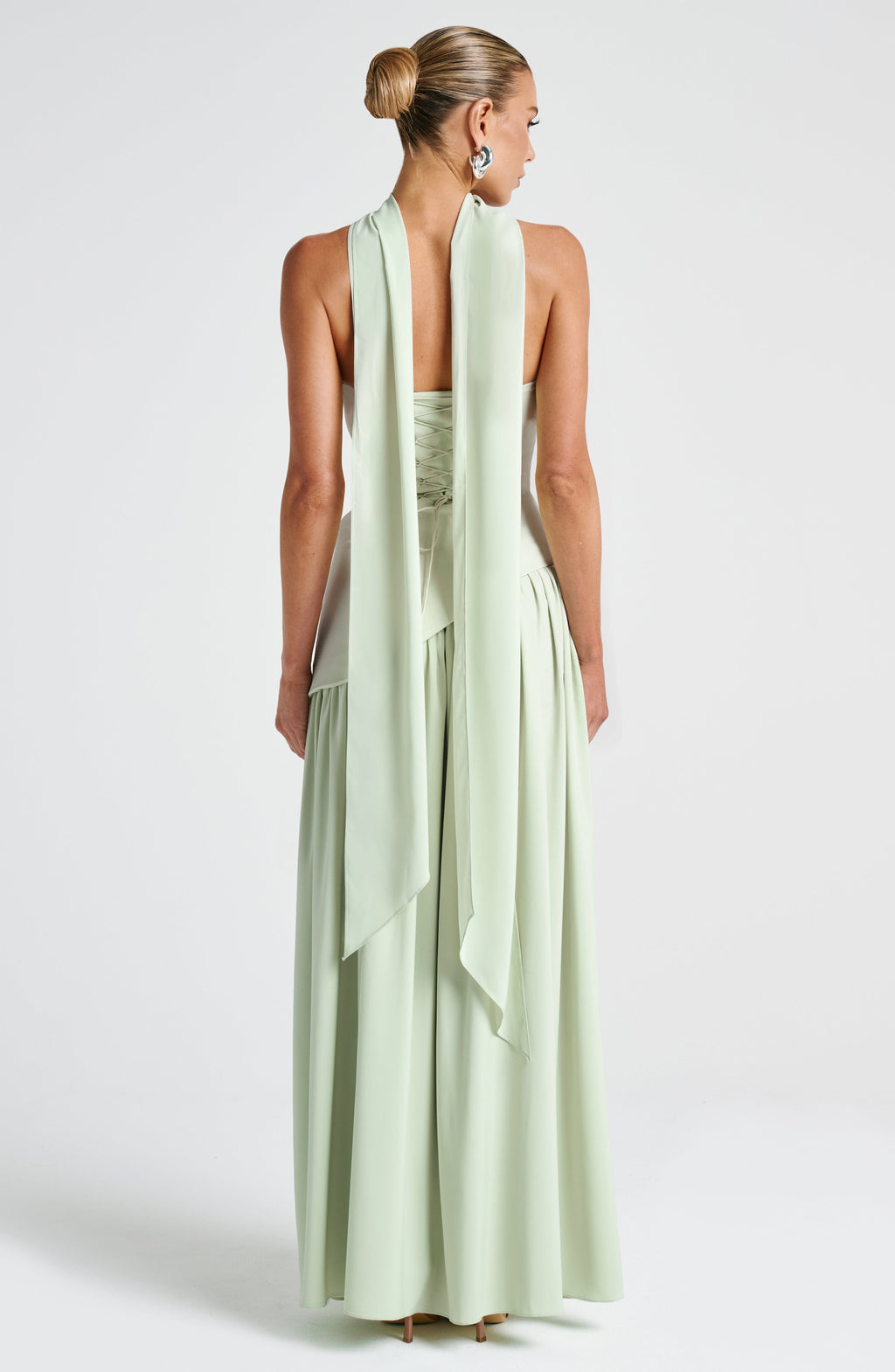 Women's Wedding Guest Maxi Dress | Strapless Slit-7
