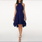 Women's Halter Midi Dress | Cocktail Party-9