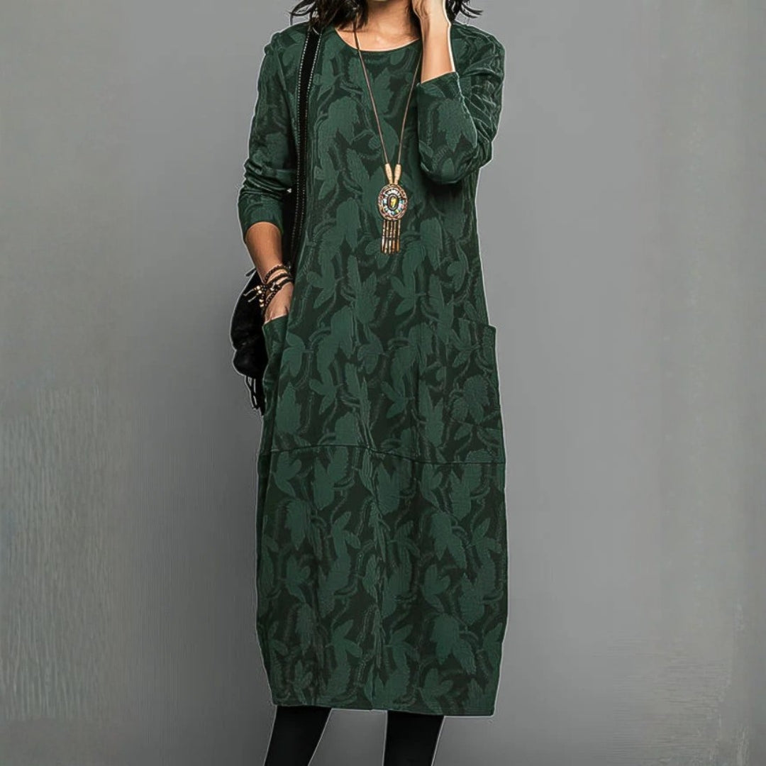 midi boho dresses for wedding guest Women's Floral Midi Dress