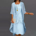 Women's Lace Midi Dress | Wedding Guest Elegant-1