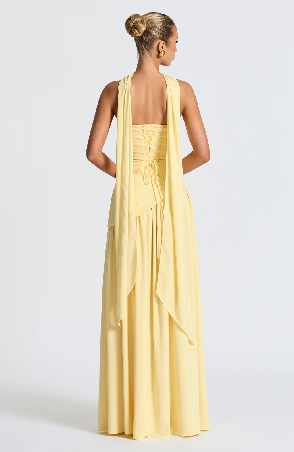 Women's Wedding Guest Maxi Dress | Strapless Slit-9