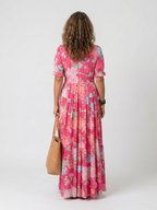 Women's Floral Midi Dress | Summer Wedding Guest-3