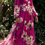 Women's Floral Maxi Dress | Boho Wedding Guest-4