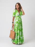 Women's Floral Midi Dress | Summer Wedding Guest-5