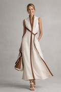 Women's Wrap Maxi Dress | Wedding Guest Evening-1