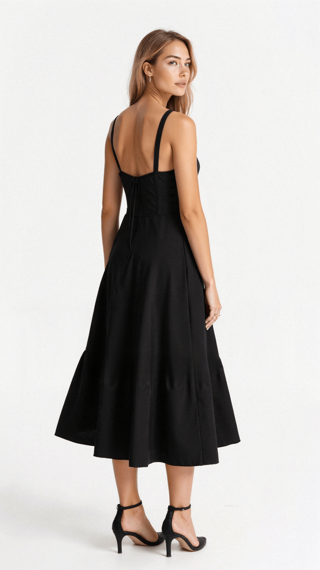 Women's Floral Midi Dress | Summer Corset-4
