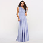 Women's Wrap Maxi Dress | Open Back Boho-8