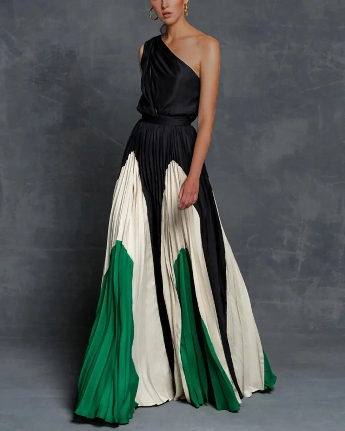 Women's One Shoulder Maxi Dress | Wedding Guest Evening-2