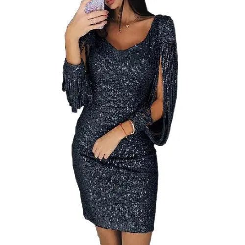 Women's Sequin Bodycon Mini Dress | Party Cocktail-4