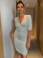 Women's Bodycon Midi Dress | Cocktail Party-4