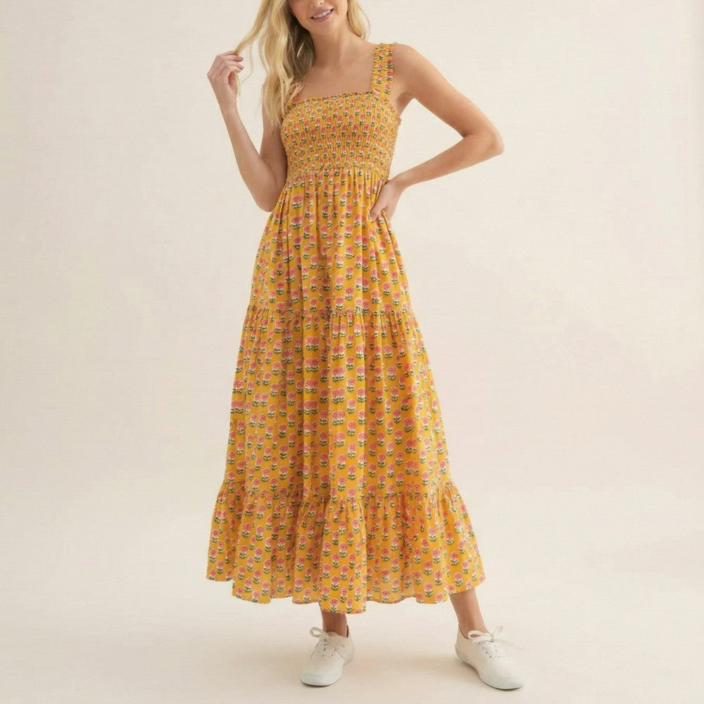 Women's Floral Maxi Dress | Summer Wedding Guest-5