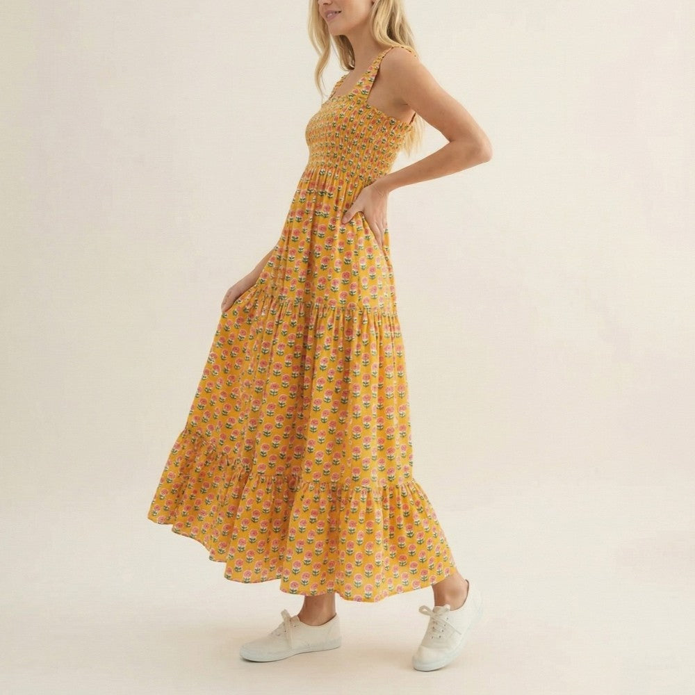 Women's Floral Maxi Dress | Summer Wedding Guest-3