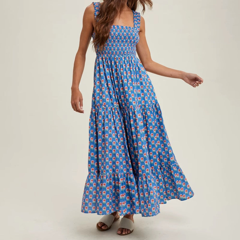 Women's Floral Maxi Dress | Summer Wedding Guest-4