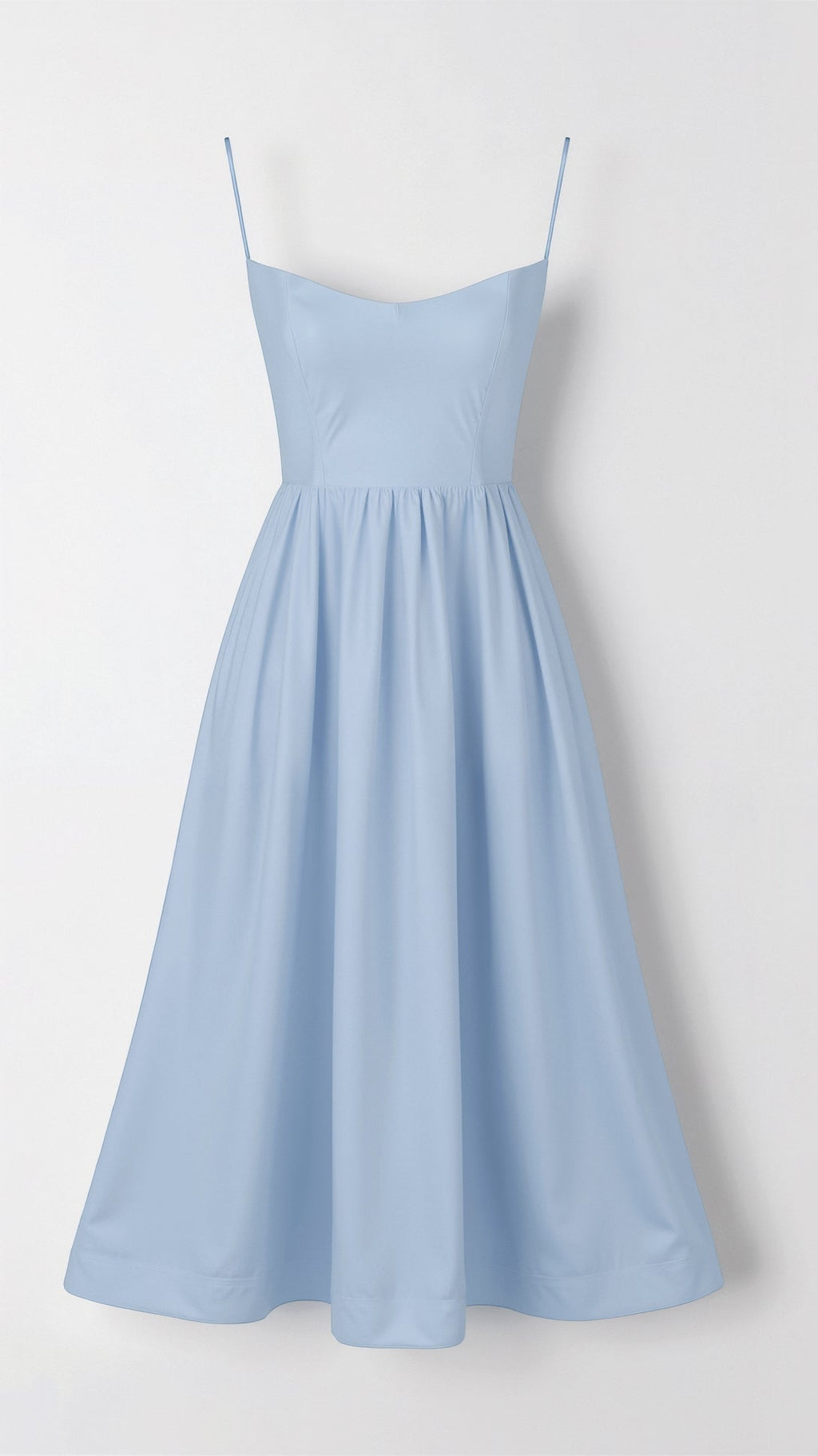 Women's White A-Line Midi Dress | Wedding Guest-9