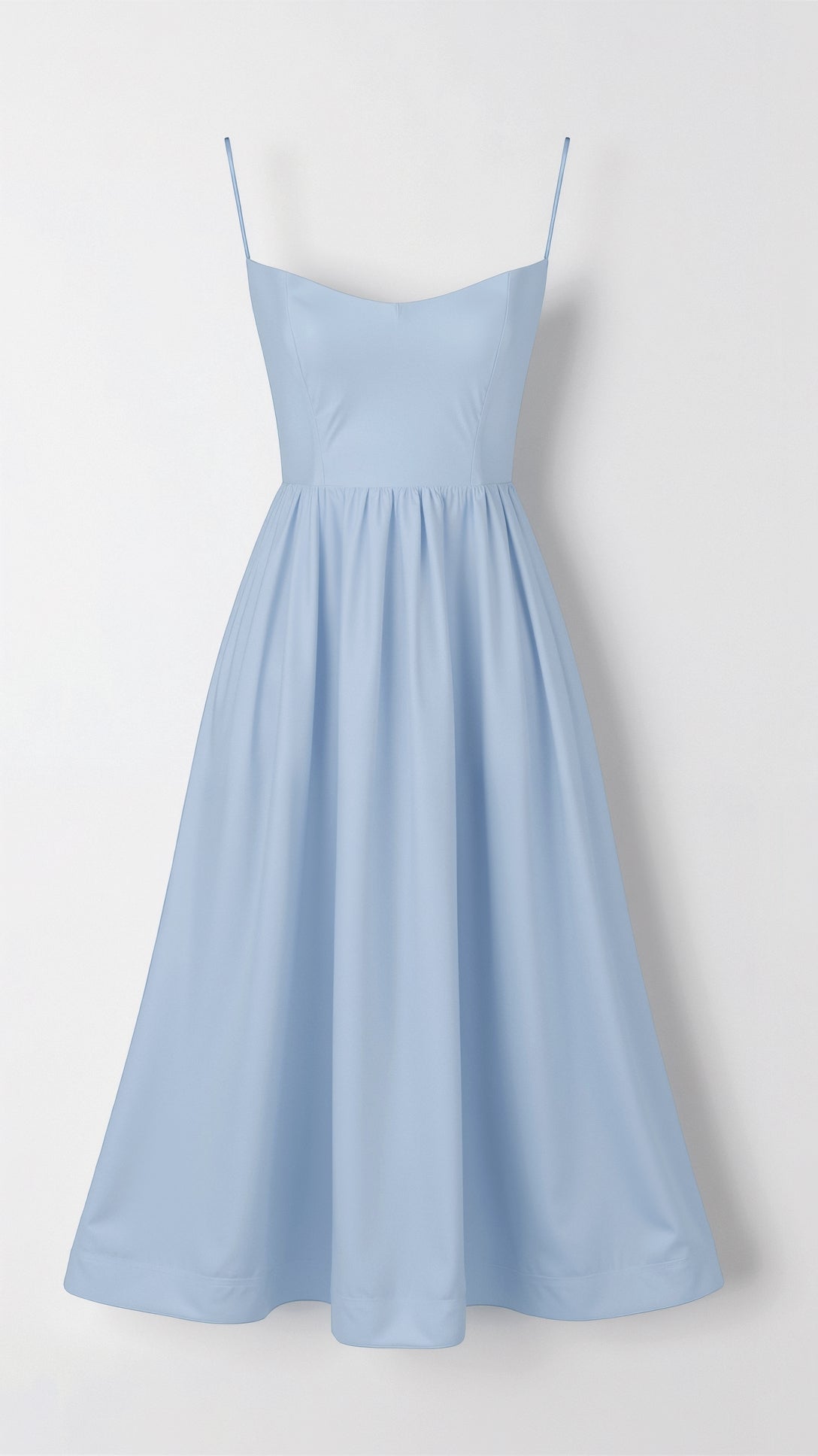 Women's White A-Line Midi Dress | Wedding Guest-9