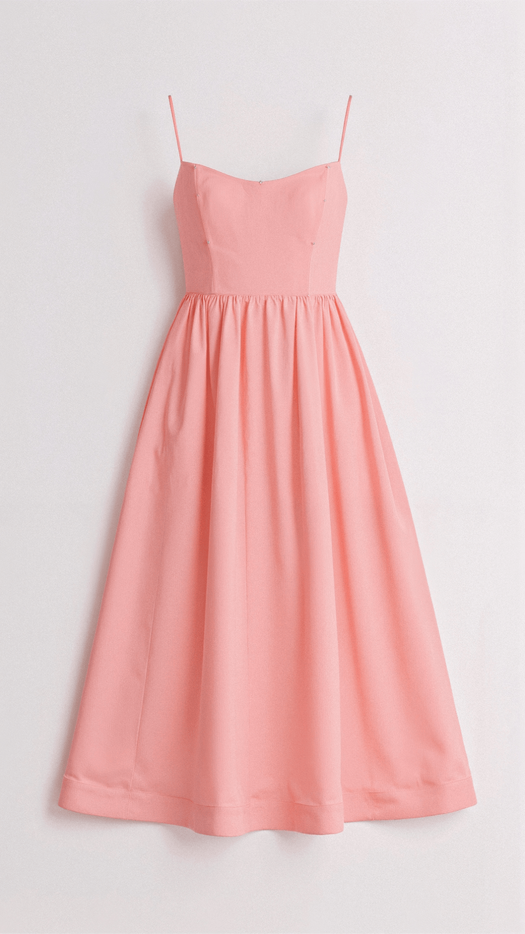 Women's White A-Line Midi Dress | Wedding Guest-6