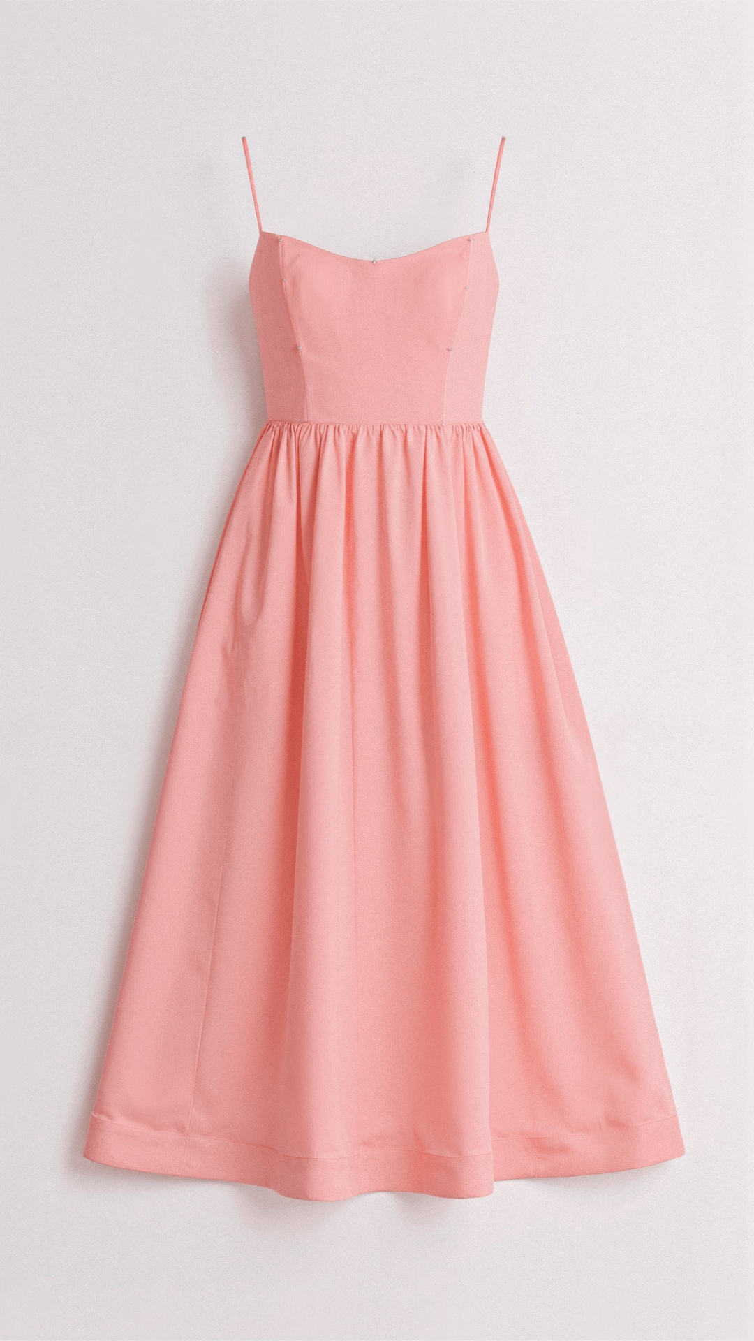 Women's White A-Line Midi Dress | Wedding Guest-6