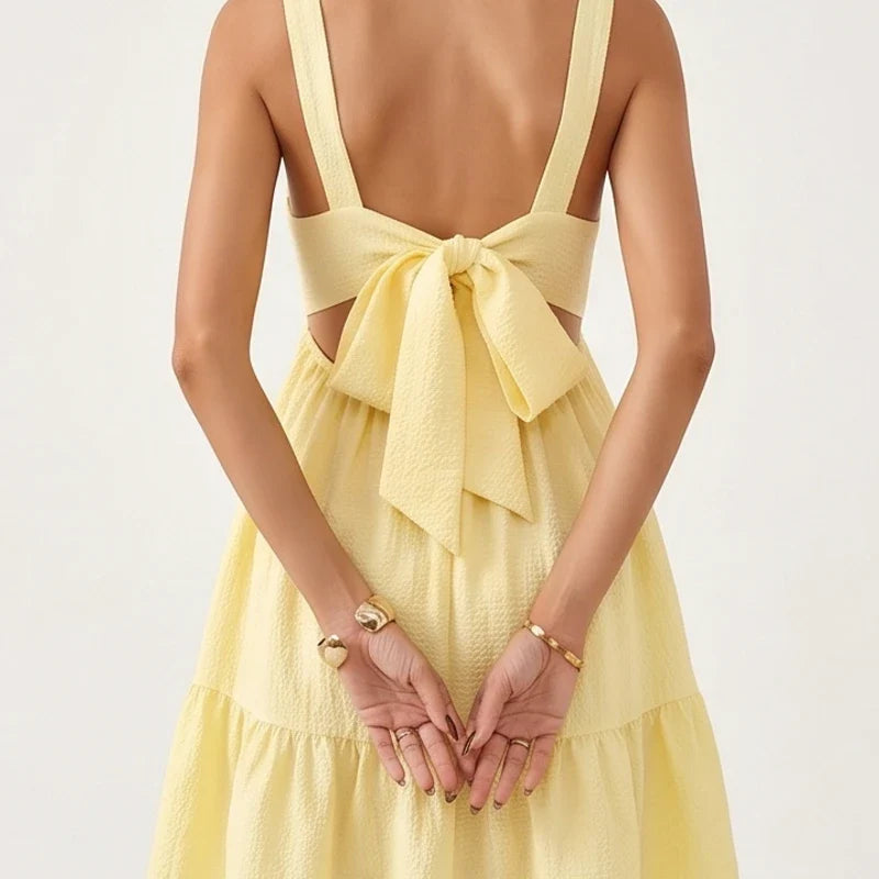 Women's Summer Midi Dress | Wedding Guest Boho-4
