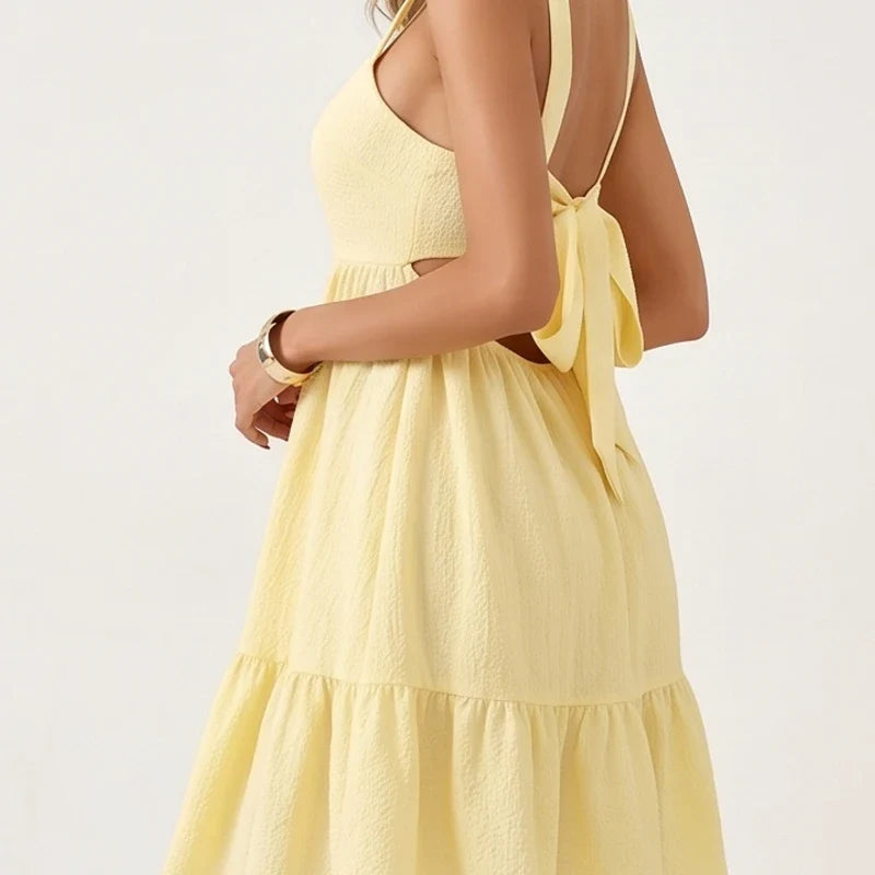 Women's Summer Midi Dress | Wedding Guest Boho-6