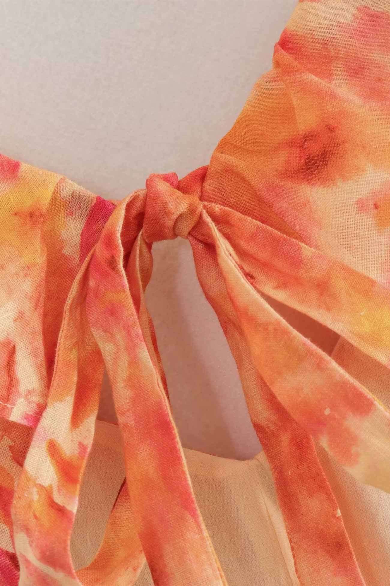 Women's Floral Maxi Dress | Summer Ruffle-11