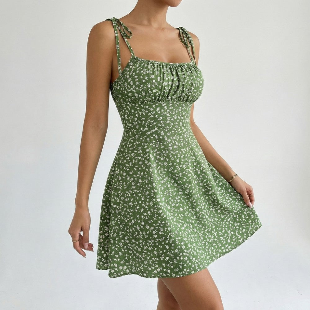Women's Floral Mini Dress | Summer Casual-8