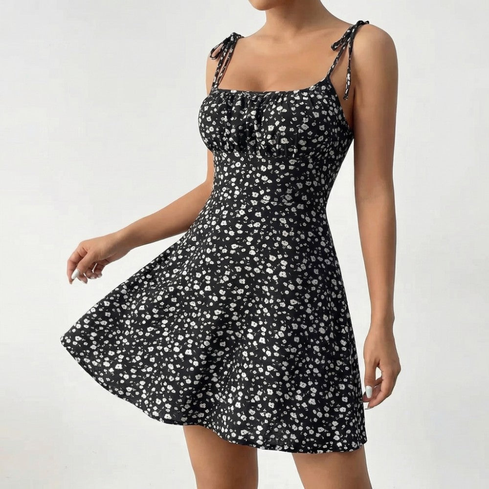 Women's Floral Mini Dress | Summer Casual-10