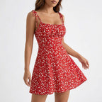 Women's Floral Mini Dress | Summer Casual-2