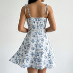 Women's Floral Mini Dress | Summer Casual-6