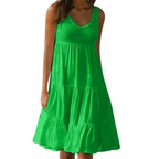 Women's Boho Midi Dress | Summer Tiered-4