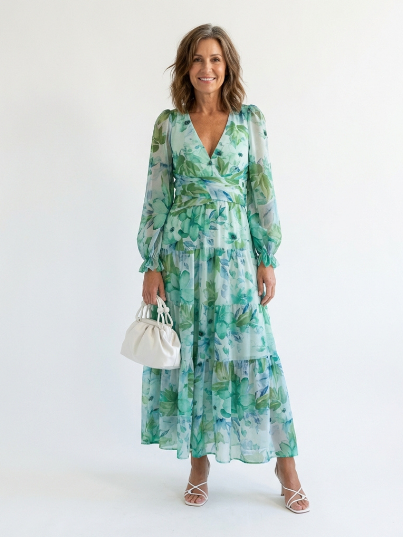 Women's Floral Maxi Dress | Summer Wedding Guest MARY AND LUCAS Women's Floral Maxi Dress | Summer Wedding Guest MARY AND LUCAS