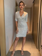 Women's Bodycon Midi Dress | Cocktail Party-5