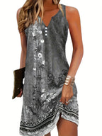 Women's Summer Mini Dress | Casual Sleeveless-4