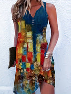 Women's Summer Mini Dress | Casual Sleeveless-1