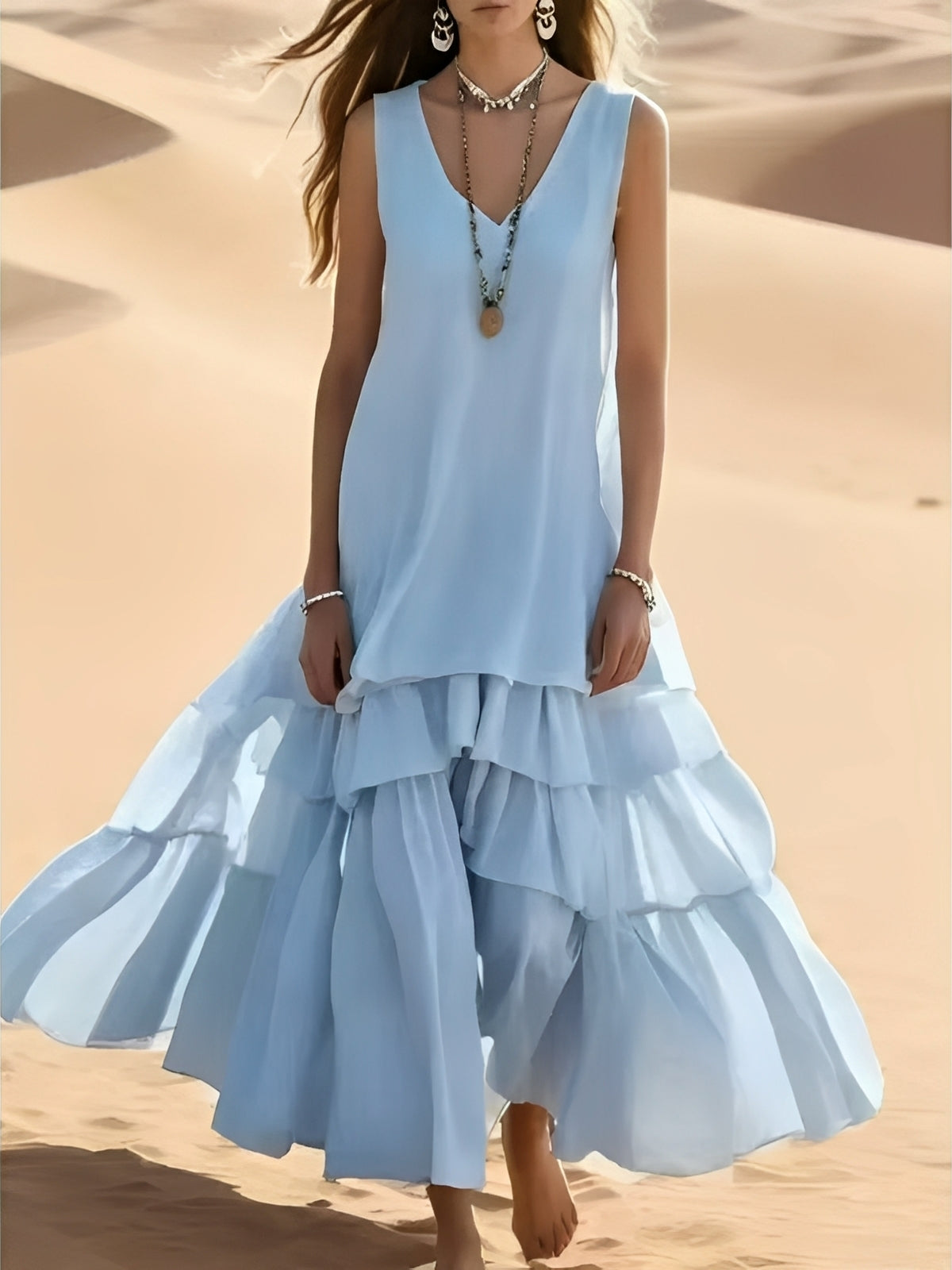 Women's Boho Maxi Dress | Summer Wedding Guest-2