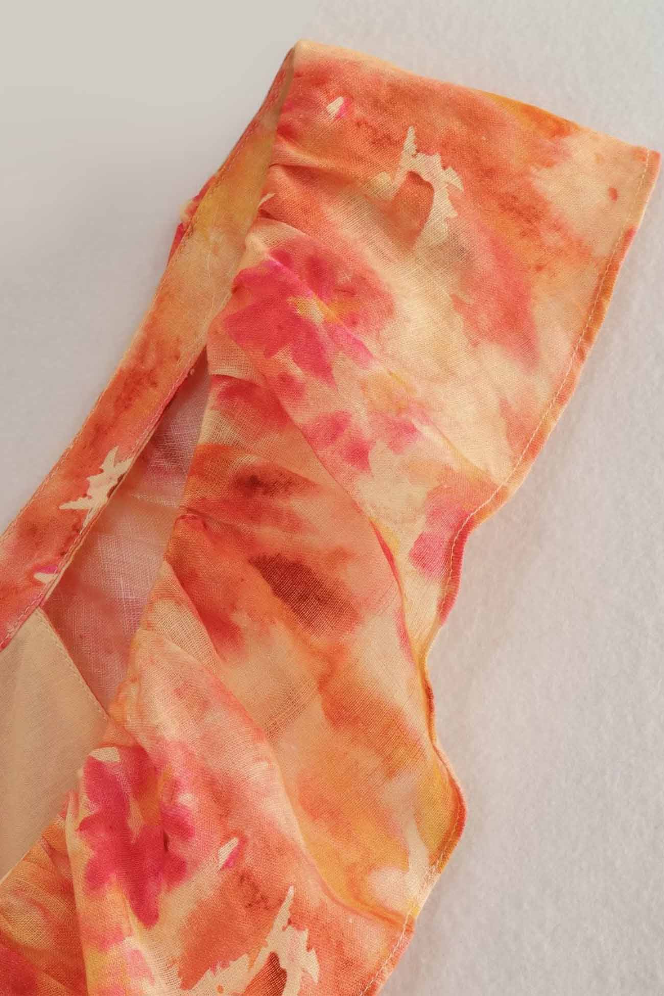 Women's Floral Maxi Dress | Summer Ruffle-10