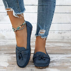 Women's Tassel Moccasin Loafers | Slip-On Flat-5