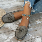 Women's Tassel Moccasin Loafers | Slip-On Flat-2