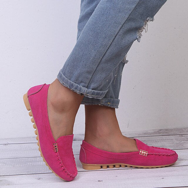 Women's Casual Slip On Loafers | Flat Shoes-5
