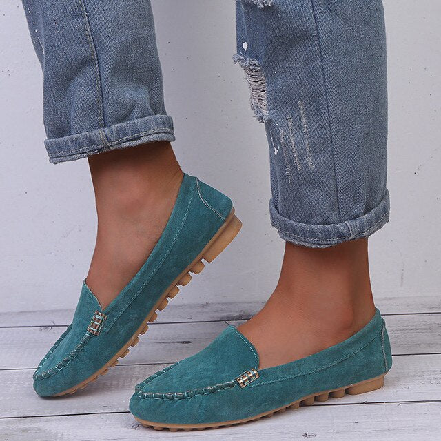 Women's Casual Slip On Loafers | Flat Shoes-4