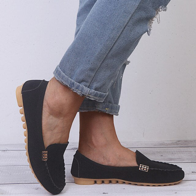 Women's Casual Slip On Loafers | Flat Shoes-7
